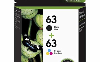 HP 63 | 2 Ink Cartridges | Black, Tri-color | F6U61AN, F6U62AN