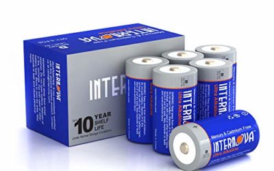 Internova Ultra Alkaline D Batteries, LR20 1.5V Cell High Performance, 6 Pack