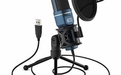 USB Gaming Microphone, TONOR Computer Condenser PC Mic with Tripod Stand & Pop Filter for Streaming, Podcasting, Vocal Recording, Compatible with iMac PC Laptop Desktop Windows Computer, TC-777