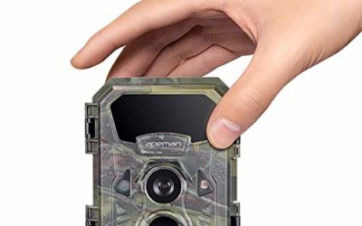 APEMAN Mini Trail Camera 16MP 1080P with 16GB TF Card Waterproof Night Vision Game Camera for Wildlife Detecting, Home Security