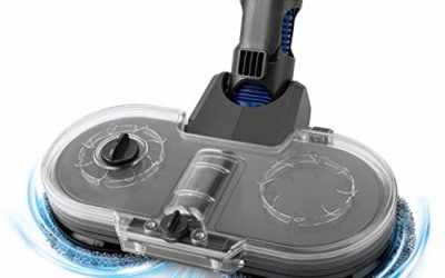 GeeMo Soft Roller Cleaner Head, Motorized Brush for Dyson V7 V8 V10 V11, Stick Vacuum Brush Tool Combining Vacuuming and Mopping, Hardwood Floor Attachment with 150ml Removable Water Tank