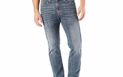 Signature by Levi Strauss & Co. Gold Label Men's Slim Straight Fit Jeans, Elk, 36W x 30L