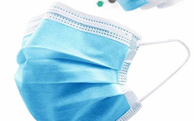 50 Pcs Disposable Face Mask – Anti-Dust Filter, Breathable, 3 Layers of Purifying