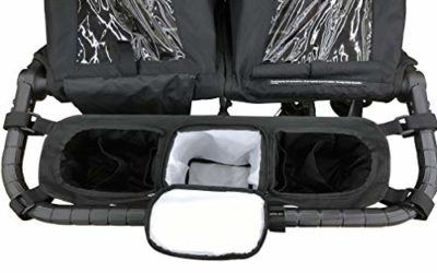 Double Stroller Organizer for Bob Duallie and Baby Jogger City Mini GT