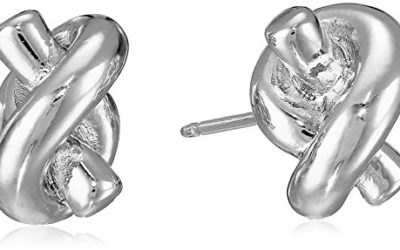 Kate Spade New York Sailor's Knot Stud Earrings Silver