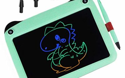 mom&myaboys Upgraded Colorful Screen 9 Inch Electronic Writing Board Doodle Board-Best Gifts for Kids (Green)