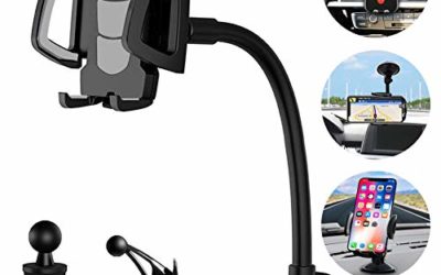 Car Phone Mount, Vansky 3-in-1 Universal Cell Phone Holder Car Air Vent Holder Dashboard Mount Windshield Mount for iPhone Xs Max R X 8 Plus 7 Plus 6S Samsung Galaxy S9 S8 Edge S7 S6 LG Sony and More