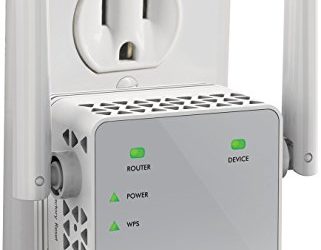 NETGEAR WiFi Range Extender EX3700 – Coverage up to 1000 sq.ft. and 15 devices with AC750 Dual Band Wireless Signal Booster & Repeater (up to 750Mbps speed), and Compact Wall Plug Design