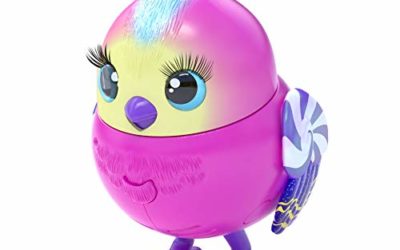 Little Live Pets Lil' Bird – with Voice Recording and Playback, Moving Head, and Reacts to Touch – Candi Sweet