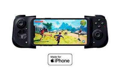 Razer Kishi Controller for iPhone: Compatible with Most iPhones – Cloud Gaming Ready – Lightning Port Passthrough Charging – Clickable Analog Thumbsticks