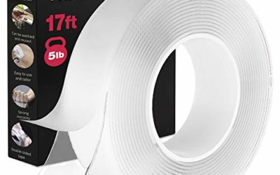 Double Sided Tape for Walls – Heavy Duty Nano Magic Tape – Strong Аdhesіvе Tape Washable and Reusable – Wall Tape for Picture Photo Carpet Decoration – Nano Magic Tape Roll 17ft