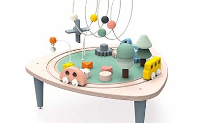 Janod Sweet Cocoon Toddler Multi Activity Table for Developmental Play 12 Months+