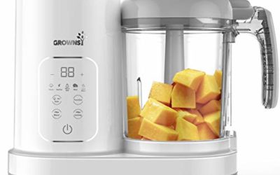 Baby Food Maker Baby food Processor Multi-Function Steamer Grinder Blender, Baby Food Warmer Mills Machine, Constant Temperature for 24 Hours, Auto Cooking and Grinding | 8 Reusable Food Pouches