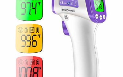 Forehead Thermometer, Non-Contact Infrared Thermometer for Adult, Kids, Baby, Instant Accurate Reading and Fever Alarm, Memory Recall, °F/°C