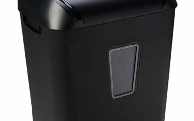 AmazonBasics 12-Sheet Cross-Cut Paper and Credit Card Home Office Shredder