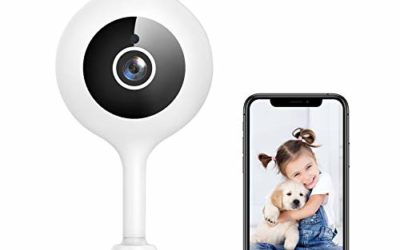 WiFi Camera Indoor, Goowls 1080p HD Home Security Camera 2.4GHz Wired IP Dog Camera for Baby/Pet/Nanny with Motion Detection Night Vision 2-Way Audio Cloud & SD Card Storage Compatible with Alexa