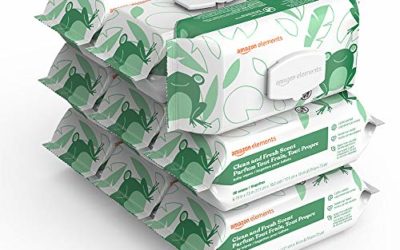 Amazon Elements Baby Wipes, Clean and Fresh Scent, 810 Count