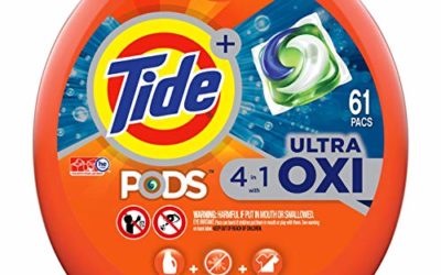 Tide PODS 4 in 1 HE Turbo Laundry Detergent , 61 Pacs