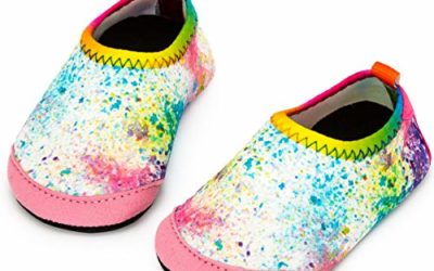 Apolter Baby Boys and Girls Swim Water Shoes Barefoot Aqua Socks Non-Slip for Beach Pool Toddler Kids