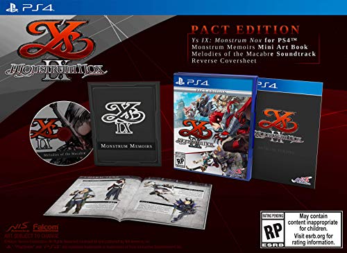 Ys Ix: Monstrom Nox – Pact Edition – PlayStation 4