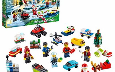 LEGO City Advent Calendar 60268 Playset, Includes 6 City Adventures TV Series Characters, Miniature Builds, City Play Mat, and Many More Fun and Festive Features, New 2020 (342 Pieces)