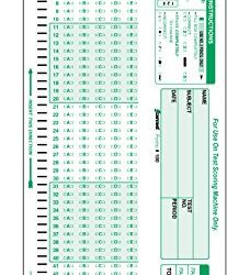 SCANTEST-100, 882 E Compatible Testing Forms (50 Sheet Pack)