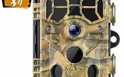 Campark Trail Camera-WiFi 20MP 1296P Bluetooth Hunting Game Camera with Night Vision Motion Activated for Outdoor Wildlife Monitoring Waterproof IP66