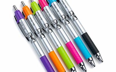 Mr. Pen No Bleed Pens, Bible Pens, Fine Tip, Assorted Color, Pack of 6