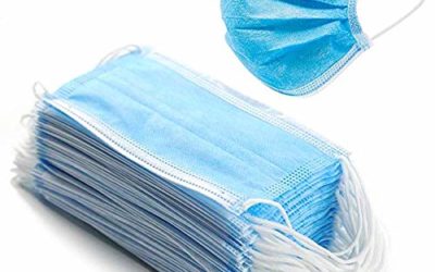 Disposable Face Masks – 50 PCS – For Home & Office – 3-Ply Breathable & Comfortable Filter Safety Mask