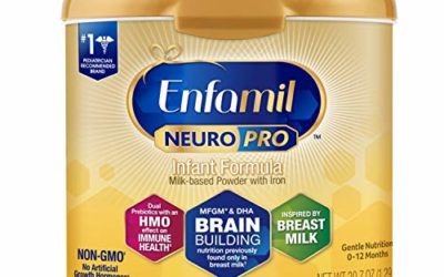 Enfamil NeuroPro Infant Formula – Brain Building Nutrition Inspired by Breast Milk – Reusable Powder Tub, 20.7 Oz