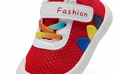 HLMBB Baby Shoes for Infant Newborn Girl Girls Boy Boys Kids Babies Toddler Tennis Walking Running Size 4 5 Pink Blue White Red Preawalker Shoes Sneakers Flats