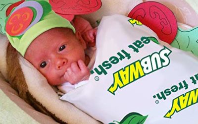 Baby Halloween Costumes – Sandwich Blanket Costume w Hat – Photography Props for Newborn Pictures Infant Boy Girl 0-3 6-9 12-18 Months