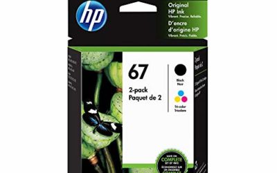 HP 67 | 2 Ink Cartridges | Black and Tri-Color | 3YP29AN