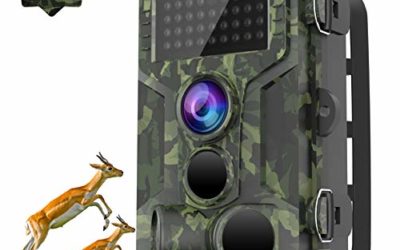 FHDCAM Trail Camera,1080P HD Wildlife Game Hunting Cam with Motion Activated Night Vision, 120° Wide Angle Lens, Waterproof Wildlife Camera for Outdoor Surveillance