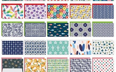 Dessie 100 Blank Cards With Envelopes All Occasion – 100 Different 4×6 Inch Blank Greeting Cards w/Colored Envelopes & Gold Seals. 100 Unique Designs – No Repetition. Note Cards with Envelopes Set