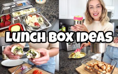 New Lunch Boxes! 🍎 5 TASTY IDEAS: Remote Learning or Back to School