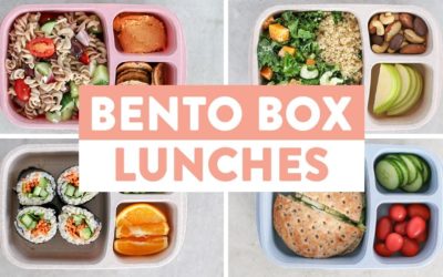 5 EASY Bento Boxes for Back to School | Healthy Lunch Ideas