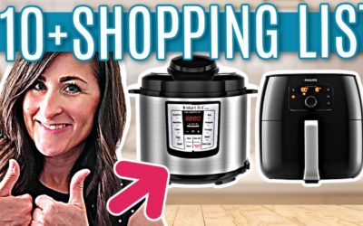 10 EASY Recipes + SHOPPING LIST for Back to School 2020