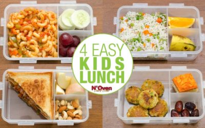 4 INDIAN LUNCH BOX IDEAS l KIDS LUNCH BOX RECIPES l KIDS TIFFIN l VEG LUNCH BOX