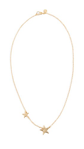 gorjana Women's Super Star Charm Necklace, 18K Gold Plated, 16 inch Strand Chain