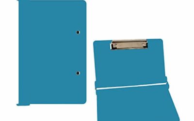 Foldable Clipboard Nursing Clipboard Lightweight Aluminum Construction Full Size Clipboard for Business, Hospital,Office, School – Blue