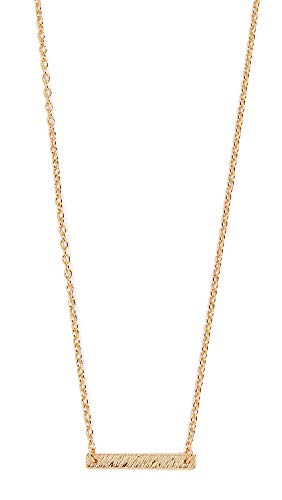 gorjana Women's Knox Bar Necklace – 18K Gold Plated – Gold Bar Necklace