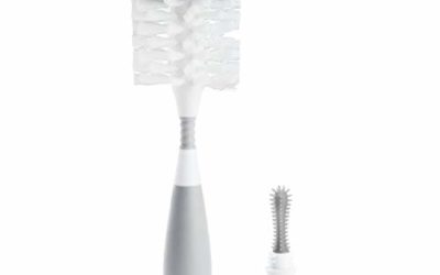Munchkin Bristle Bottle Brush, Grey