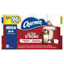 Charmin Ultra Strong Toilet Paper – Mega Rolls