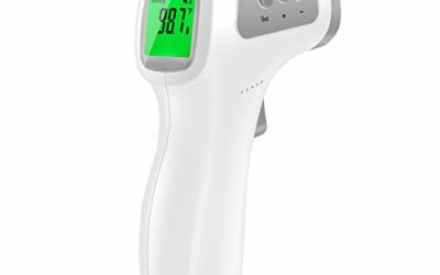 Non Contact Forehead Thermometer for Adults, Infrared IR Digital Medical Body Surface Laser Gun to Measure Temperature Fever for Kids and Baby- NO Battery Included