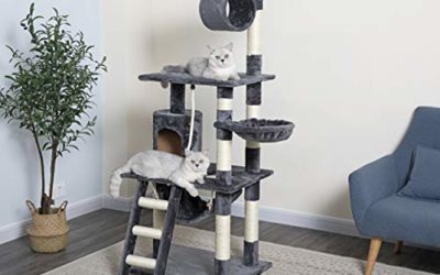 Go Pet Club 62" Classic Cat Tree with Sisal Covered Posts
