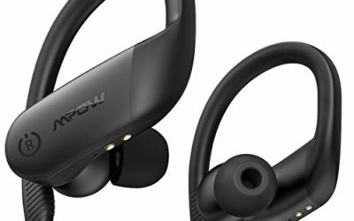 Wireless Earbuds Sport, Mpow Flame Lite in Ear Bluetooth Earbuds Sport, Bass+ IPX7 Waterproof Sport Earphones, BT5.0/Touch Control/Mono&Twin Mode/30H Playtime/USB-C Charging Case/Built-in Mics,Black