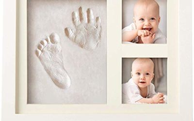 Bubzi Co Baby Handprint and Footprint Kit for Baby Girl Gifts & Baby Boy Gifts, Unique Baby Shower Gifts, Personalized Baby Gifts for Baby Registry, Keepsake Box for Room Wall Nursery Decor