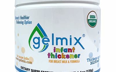USDA Organic Gelmix Infant Thickener for Breast Milk and Formula, 4.4oz Jar