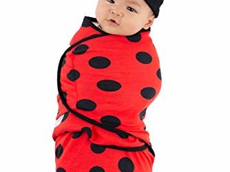 Cuddle Club Lady Bug Cotton Swaddle S